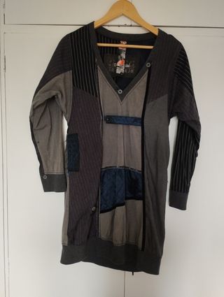 Vestido Desigual - Azul y Gris