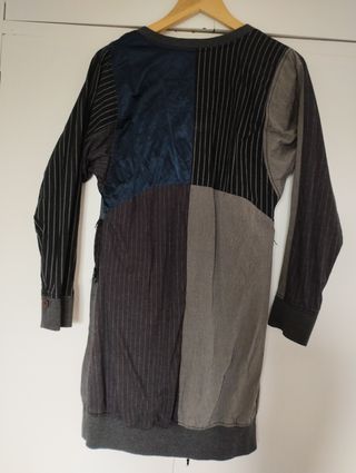Vestido Desigual - Azul y Gris