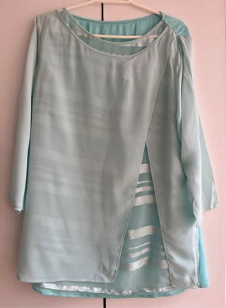 Blusa Massimo Dutti azul - M