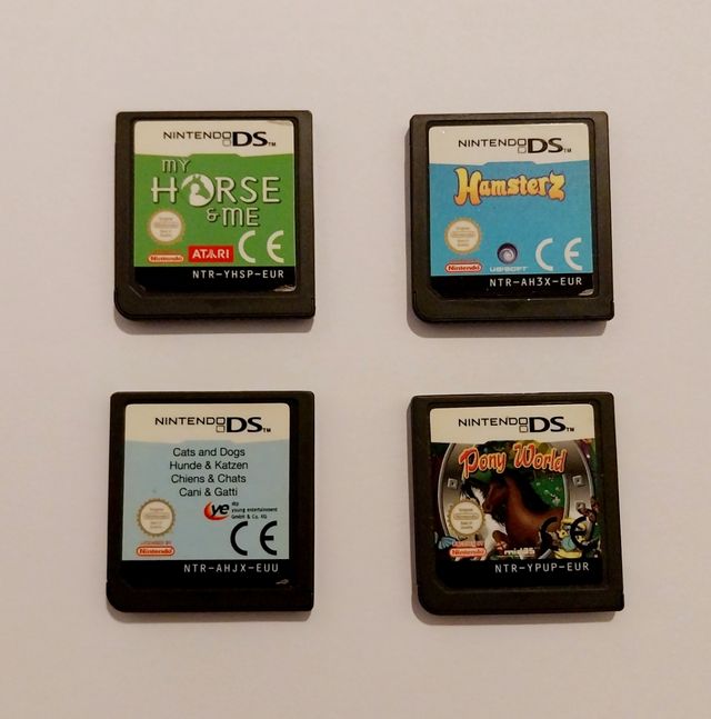 4 Juegos Nintendo DS - Mascotas