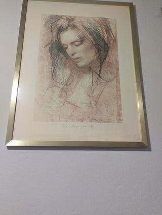 Litografia Annigoni: pezzo unico