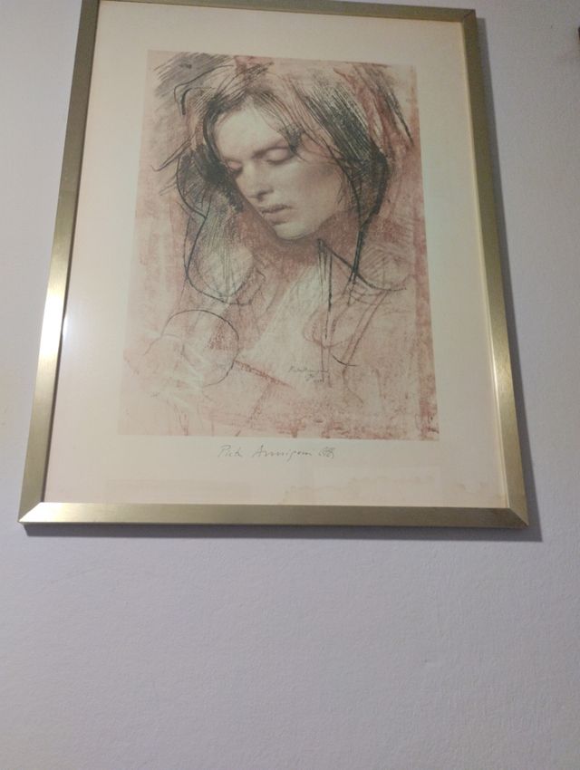 Litografia Annigoni: pezzo unico