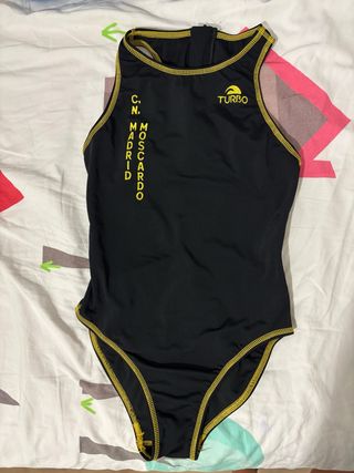 Bañador Turbo Negro-Amarillo Talla L. C.N.MOSCARDO