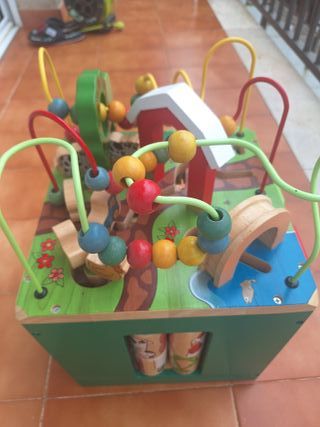 Cubo de Actividades Bebés - Madera