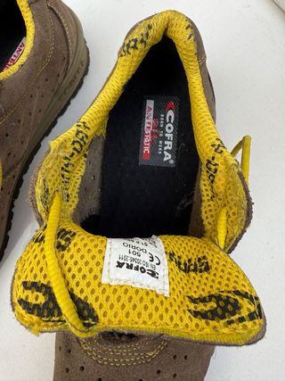 Zapatos seguridad Cofra marrones