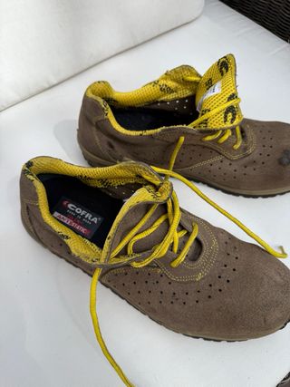 Zapatos seguridad Cofra marrones
