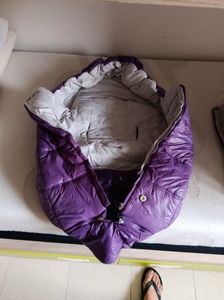 Saco silla paseo bebé - Púrpura