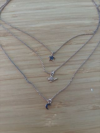 Collana Rue des Mille - 3 fili argento