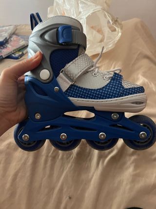 Patines infantiles con protecciones