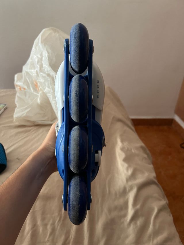 Patines infantiles con protecciones