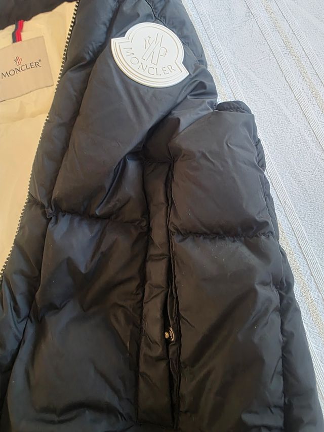 Chaleco Moncler negro - Talla M pluma