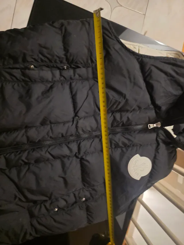 Chaleco Moncler negro - Talla M pluma