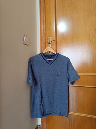 Camiseta azul Reebok unisex