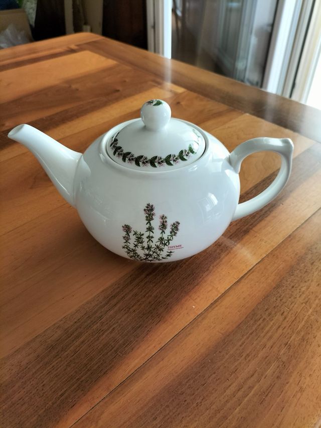 Teiera porcellana bianca