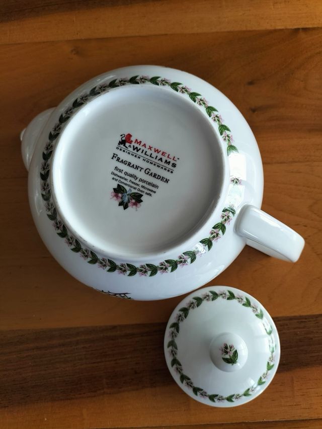 Teiera porcellana bianca