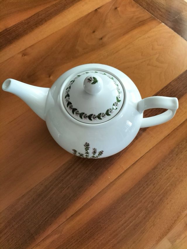 Teiera porcellana bianca