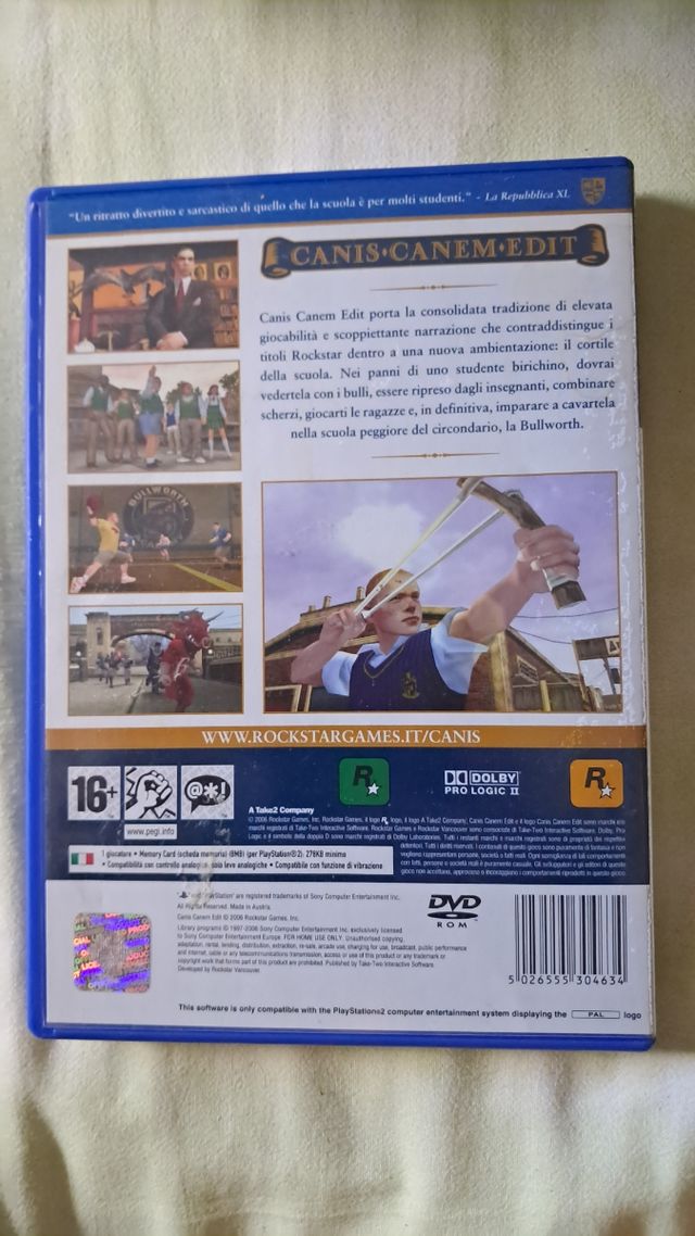 Canis Canem Edit PS2 PAL