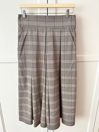Falda pantalón Stradivarius cuadros