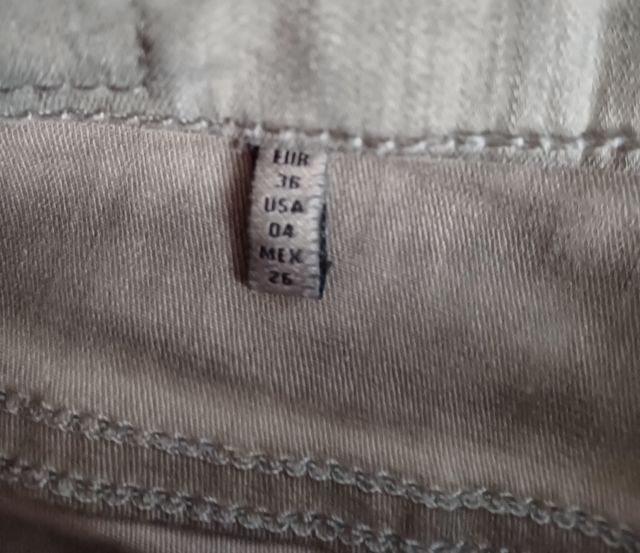 2 pantalones grises talla S/36