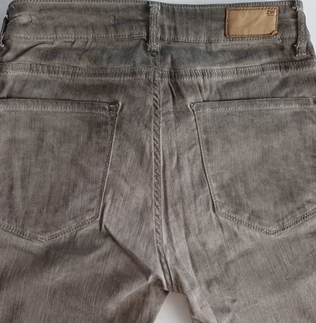 2 pantalones grises talla S/36