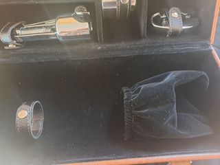 Botellero viaje - Piel sintética acces acero inox