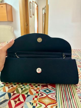Bolso noche azul marino elegante
