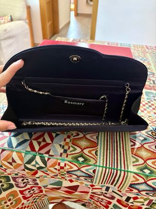 Bolso noche azul marino elegante