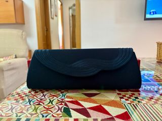Bolso noche azul marino elegante