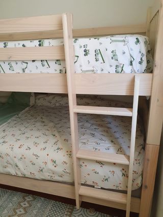Litera  doble de madera