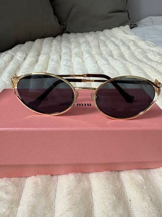 Gafas Miu Miu - Doradas