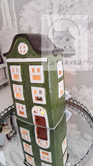 Portacandele in ceramica olandese