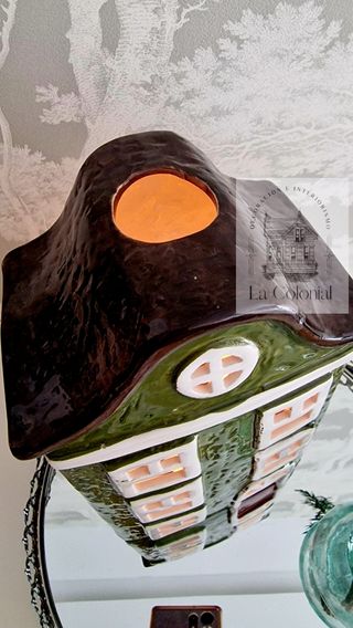 Portacandele in ceramica olandese