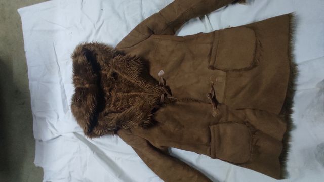 Cazadora borreguillo camel