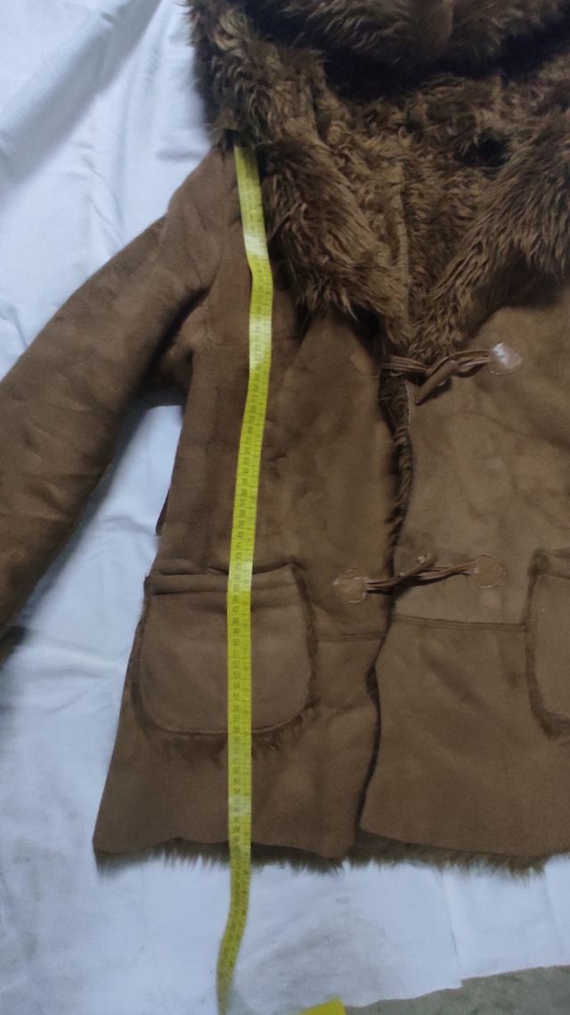 Cazadora borreguillo camel