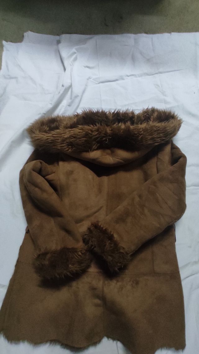 Cazadora borreguillo camel