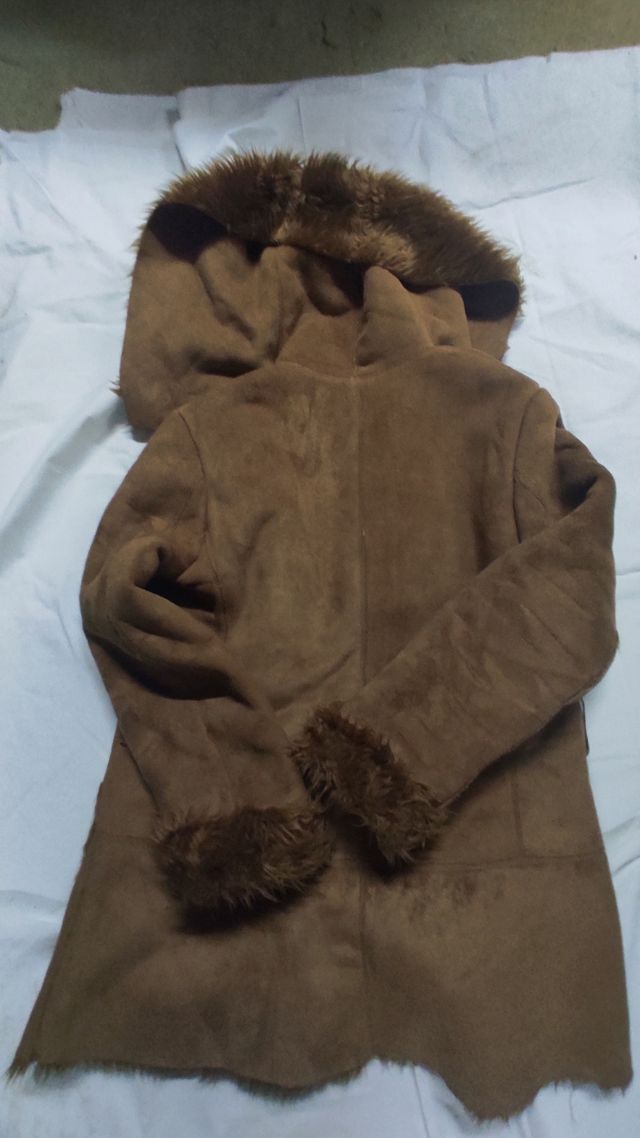 Cazadora borreguillo camel