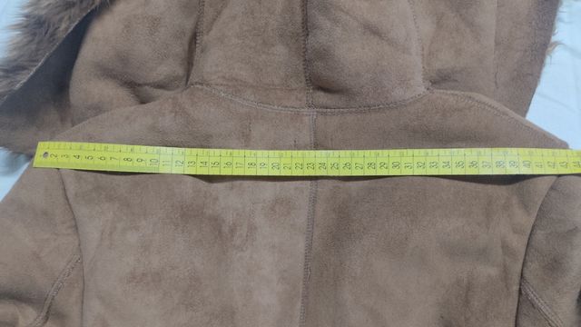 Cazadora borreguillo camel