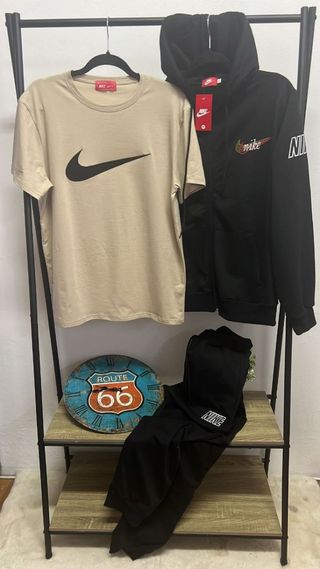 Chándal Nike blanco-azul