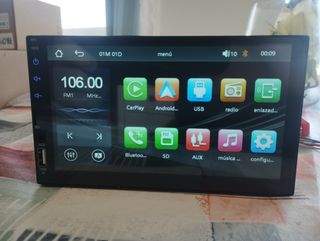 Radio Coche 7" Android auto y Carplay BT USB