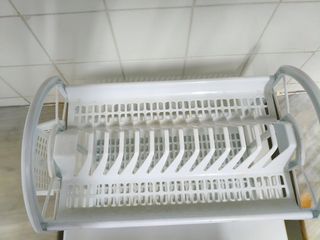 Escurreplatos 2 pisos blanco