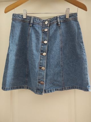 Minifalda vaquera H&M - Talla M