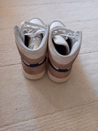 Air Jordan 1 Mid - 41 Beige/Blanco