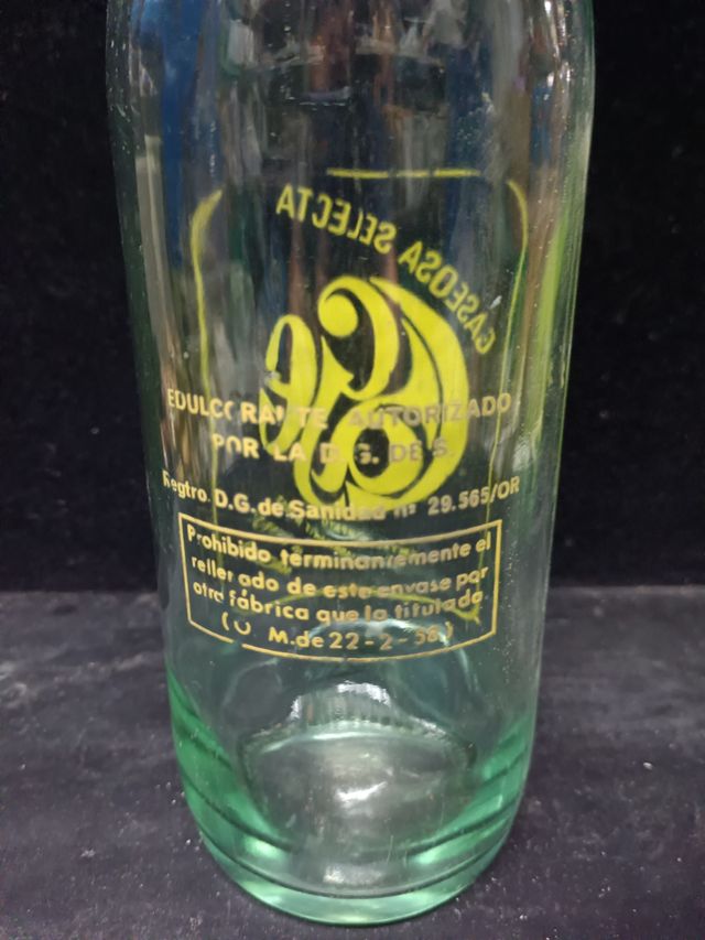 Botella Gaseosa Selecta Vintage