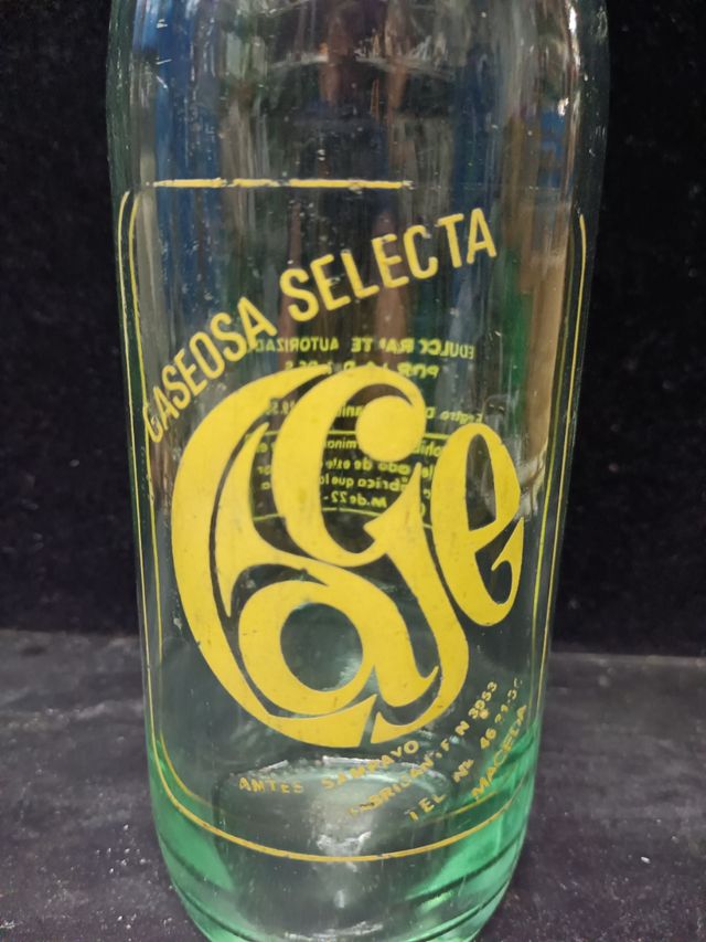 Botella Gaseosa Selecta Vintage
