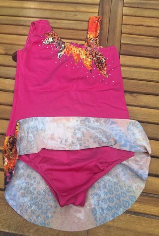 Lote de maillots de patinaje artístico 