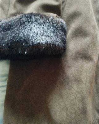 Parka marrón 4XL - Piel sintética