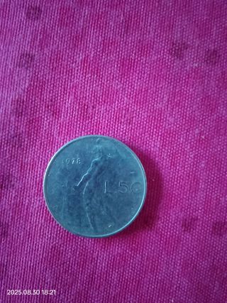 50 Lire Italia 1978 - Moneta