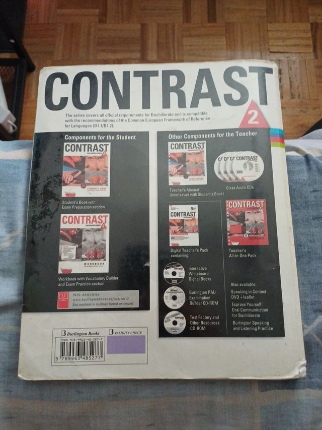 Contrast students book 2° bachillerato