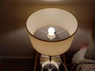 2 Lampade paralume bianco - metallo