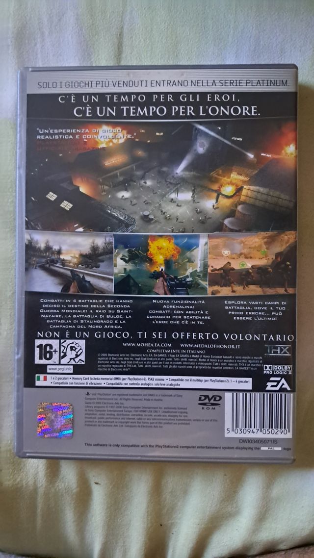 Medal of Honor European Assault PS2